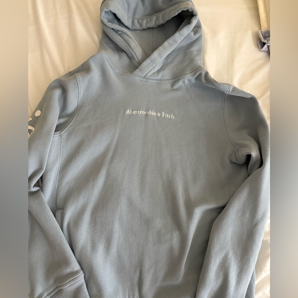 Abercrombie & Fitch Light Blue Hoodie